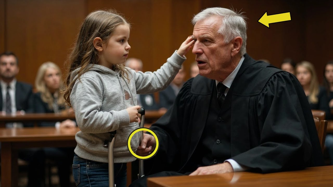 Der Richter verspottet das Mädchen auf Krücken – Sekunden später verstummt der ganze Saal