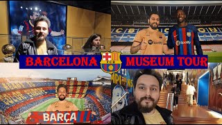 Fc Barcelona Stadium & Museum Tour VLOG | Life Time Experience at Camp Nou