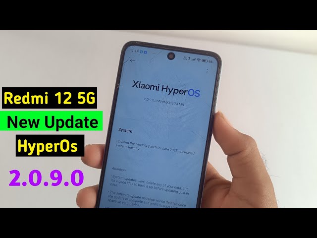 Redmi 12 5G New Update | Redmi 12 5G HyperOs 2.0.9.0 Update
