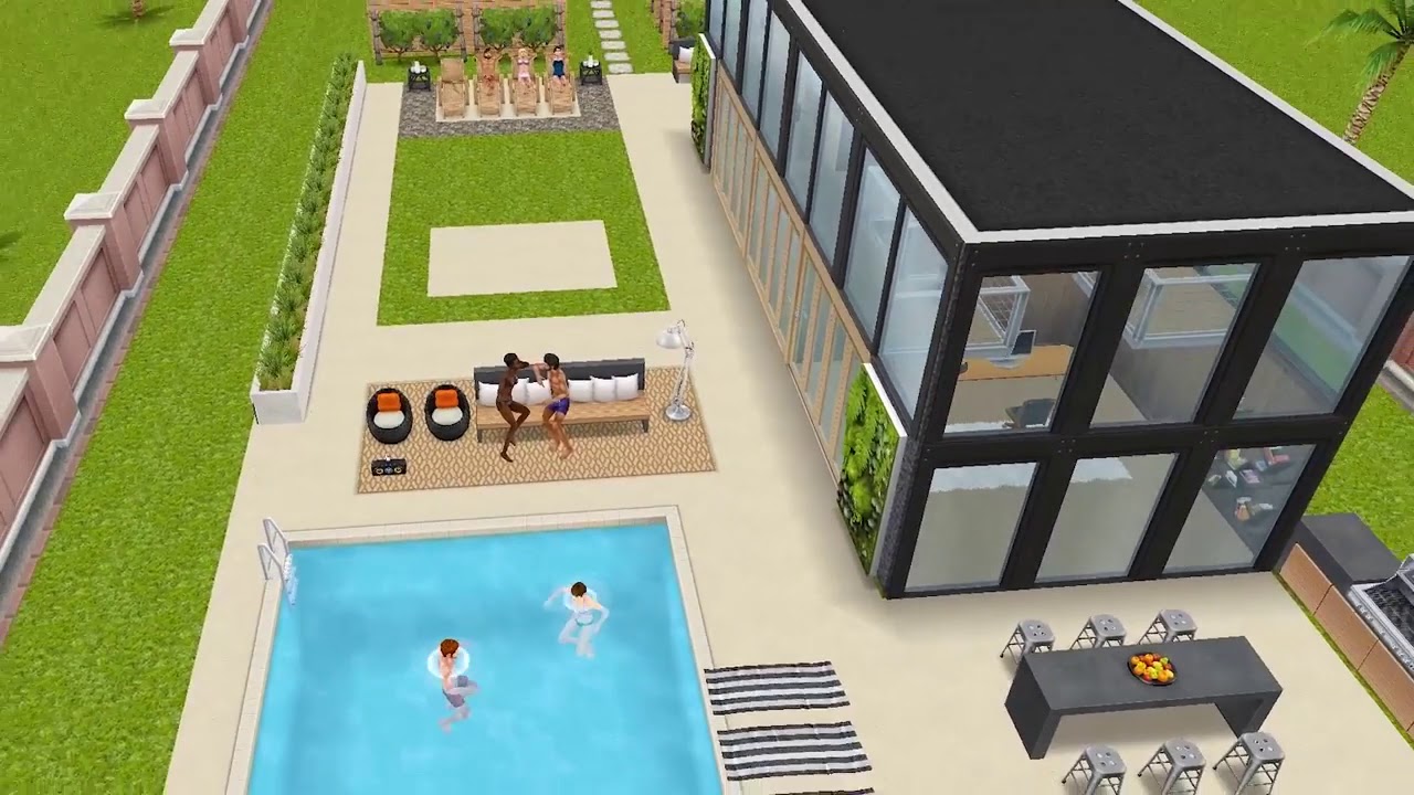 Trailer The Sims FreePlay Backyard Beautification YouTube