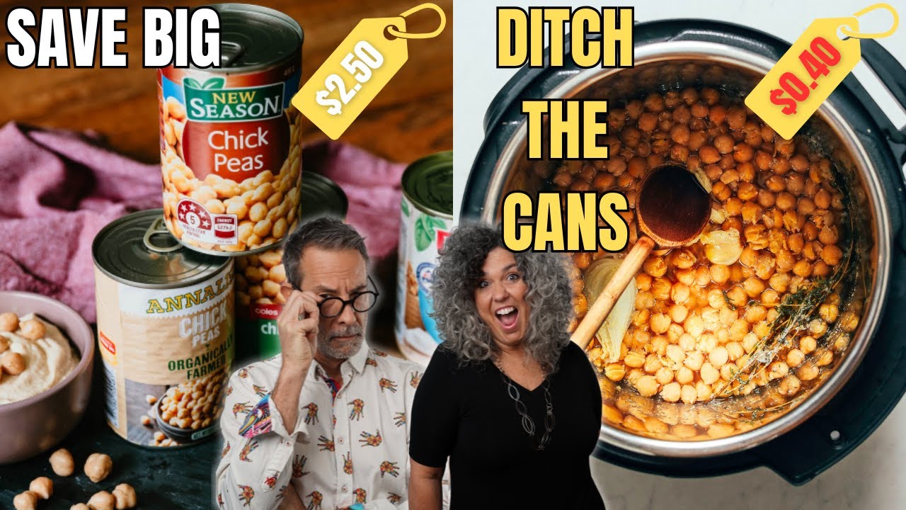 Instant Pot Chickpeas, Hummus, and More!