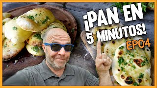 Pan SIN LEVADURA en 5 MINUTOS: Naan el PAN más FACIL de hacer | Glutenvlog EP04