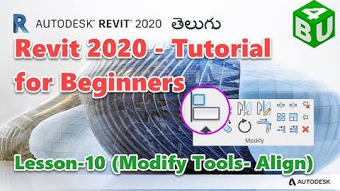how to use Align tool in Revit | How to Align objects in Revit | Using the Modify tools in Revit