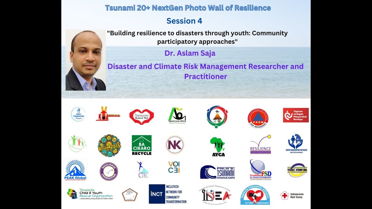 Tsunami Next Generation Photo wall Resilience Session 4 with Dr Aslam ...