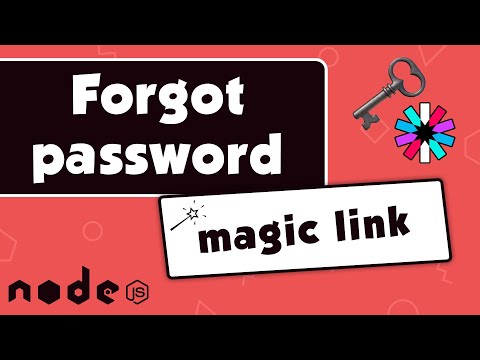 How to handle forgot password to reset password using a one-time link.