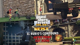 GTA Online Cayo Perico Heist EL Rubio's Compund Entrance All Cutscenes 🎥