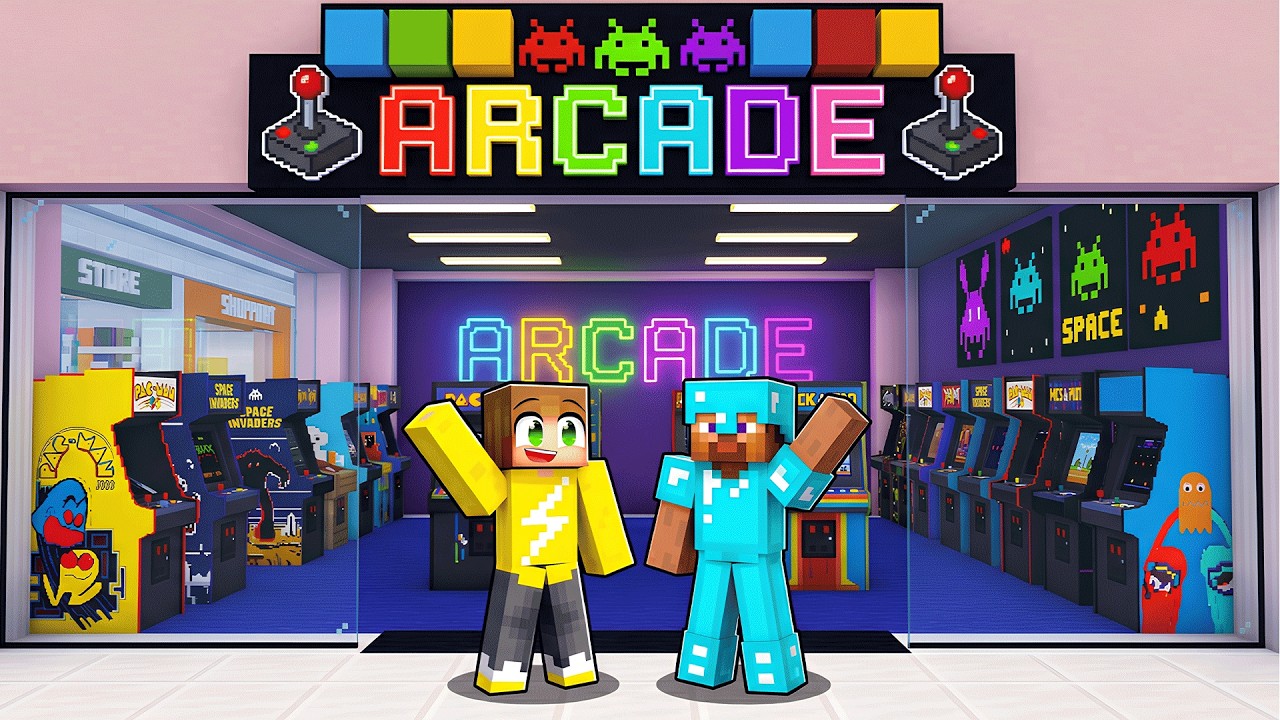 Arcadehal Beginnen In Het Winkelcentrum (Minecraft Survival)