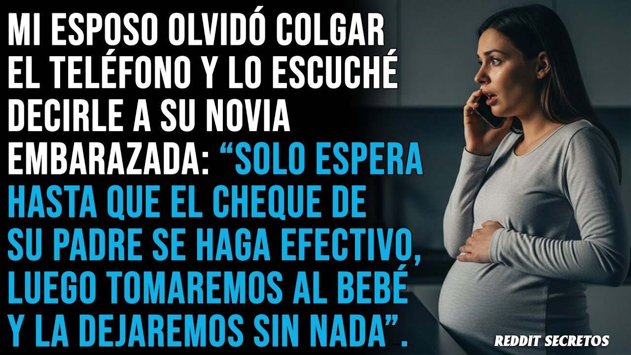 Mi esposo olvidó colgar el teléfono; lo que escuché me dejó helada e hizo que mi corazón dejara de..