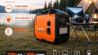 LIFAN 2300W Inverter Generator Review 2026 – Portable Gas Power for Camping