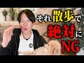 愛犬との散歩で絶対にやらないでほしいこと8選【ドッグトレーナー解説】
