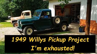 1949 Willys Pickup Project - Exhaust upgrade
