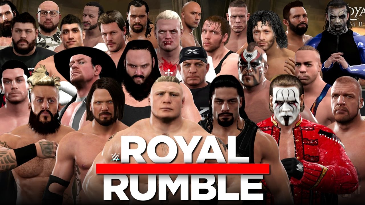 WWE 2K17 30 Man Royal Rumble With 10+ Surprise Entrants