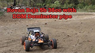 Rovan Baja 5b 36 cc with DDM Dominator pipe