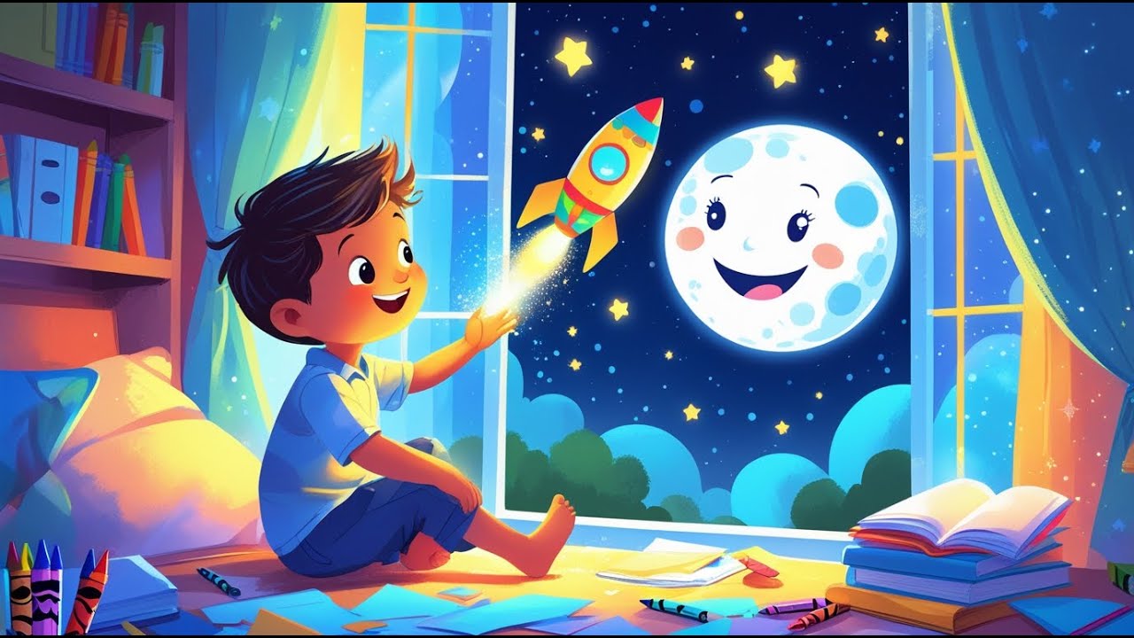 Timo's Imagination: A Journey to the Moon