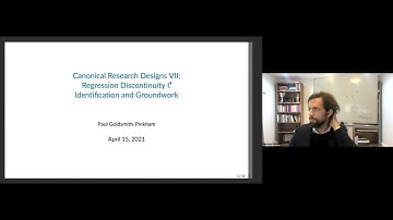 Lecture 20: Canonical Research Designs VIII: RD I: Identification and Groundwork