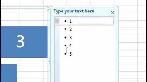 How to resize the text pane of a SmartArt graphic in a spreadsheet
