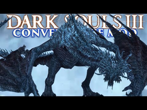 Видео: Морозная Виверна // Dark Souls 3 Convergence Мод #9
