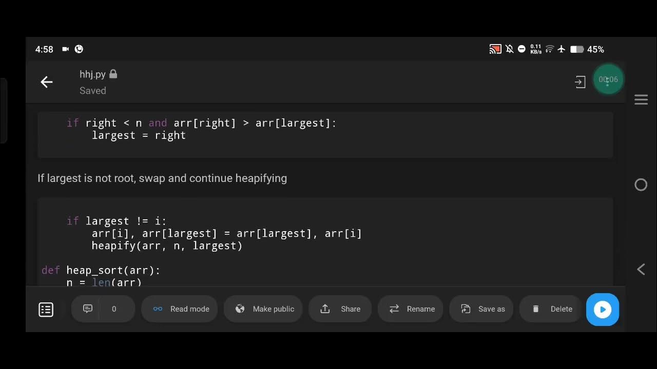 Python Program for Heap Sort Algorithm - Efficient Sorting with Binary ...