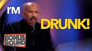 I'm DRUNK! Funny Alcohol Questions That Made Steve Harvey LOSE IT On Family Feud