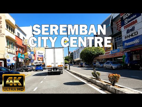 Exploring the bustling Seremban City Centre, Seremban, MALAYSIA. 4K UHD 60FPS