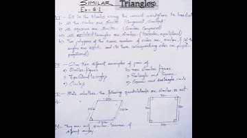 Similar Triangles