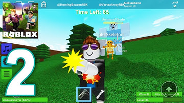 Roblox - Walkthrough Gameplay Part 2 - Zombie Rush (IOS, ANDROID)