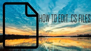 How to edit .cs files for GTA San Andreas (change the mod