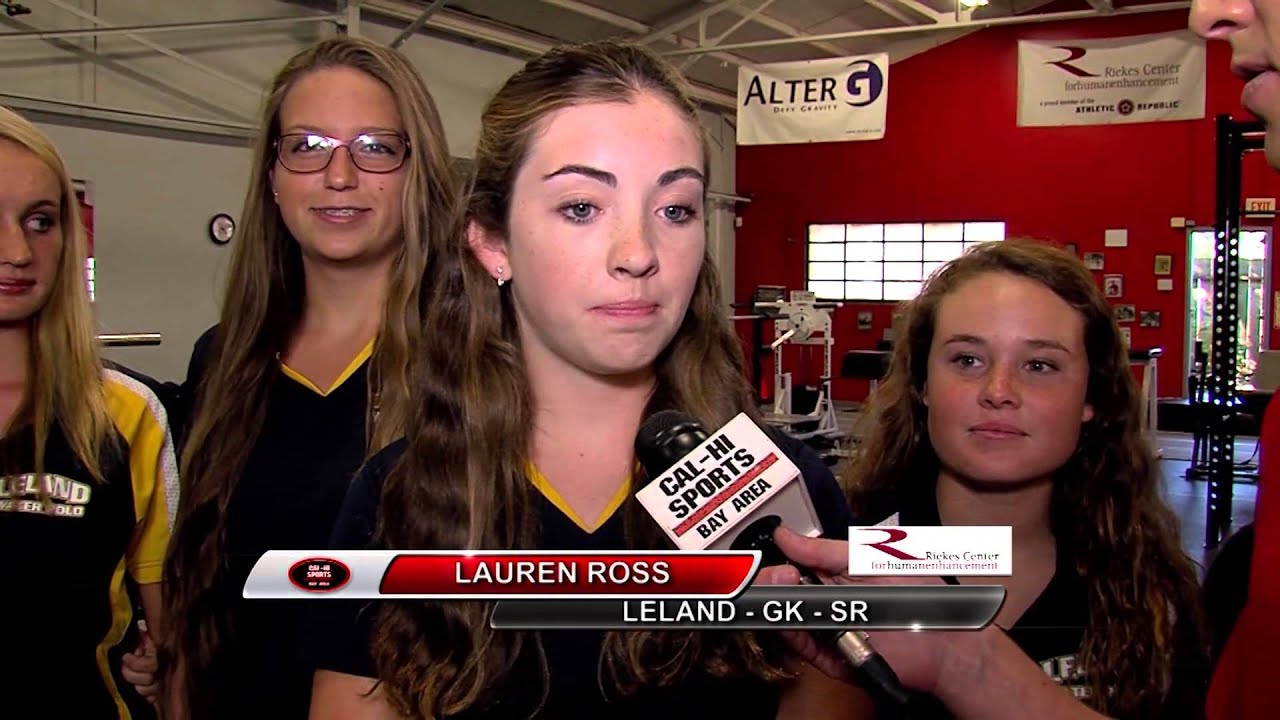 Leland Girls Water Polo Team Interview YouTube