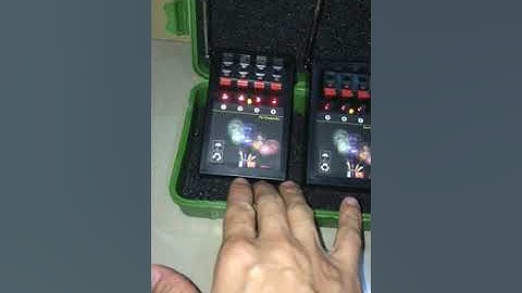 Tutorial of Green color 12 cues wireless remote control ignition fireworks system (普通版12组路遥控烟花点火器教程)