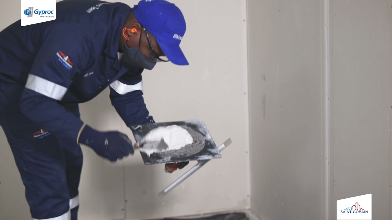 How to apply RhinoLite Multipurpose to a Drywall - YouTube