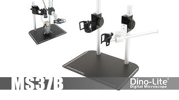 Dino-Lite Accessories: MS37B Dual Inspection Stand in 3 Versions