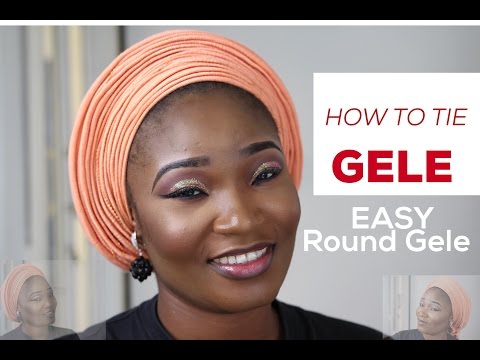 VIDEO TUTORIAL On How To A Simple Gele