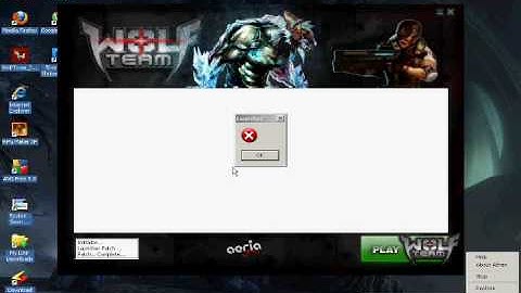 WOLF TEAM LAUNCHER ERROR.