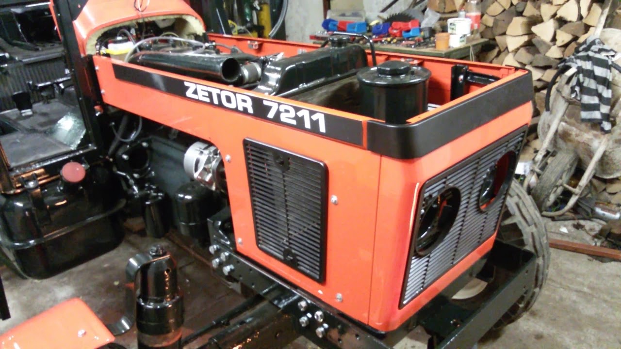 Zetor 7211 - Video z renovace - YouTube