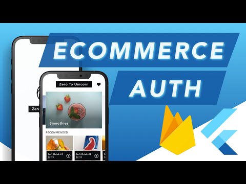 Flutter eCommerce App - Authentication with Firebase Auth and the BloC Pattern - EP33