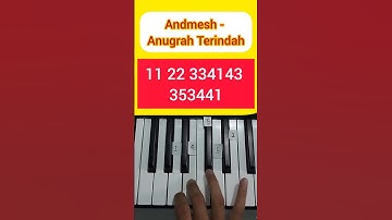 Thumbnail of Anugrah Terindah (Piano Tutorial) #tiktok #shorts #fyp #music #viral