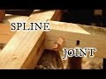 Our timberframe cabin part VIII: Japanese style spline joint