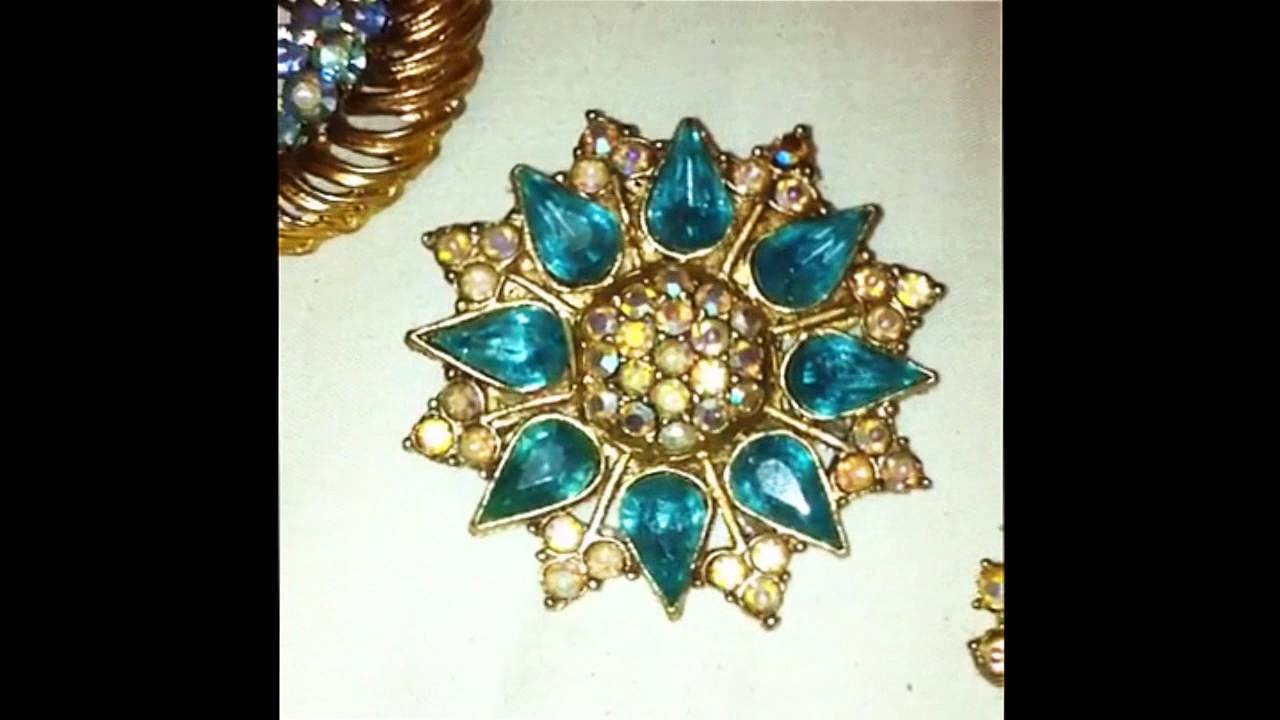 1940 - 1950's vintage costume jewelry