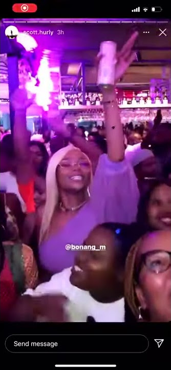 Bonang Matheba and Pinky Girl at a groove 🔥🔥