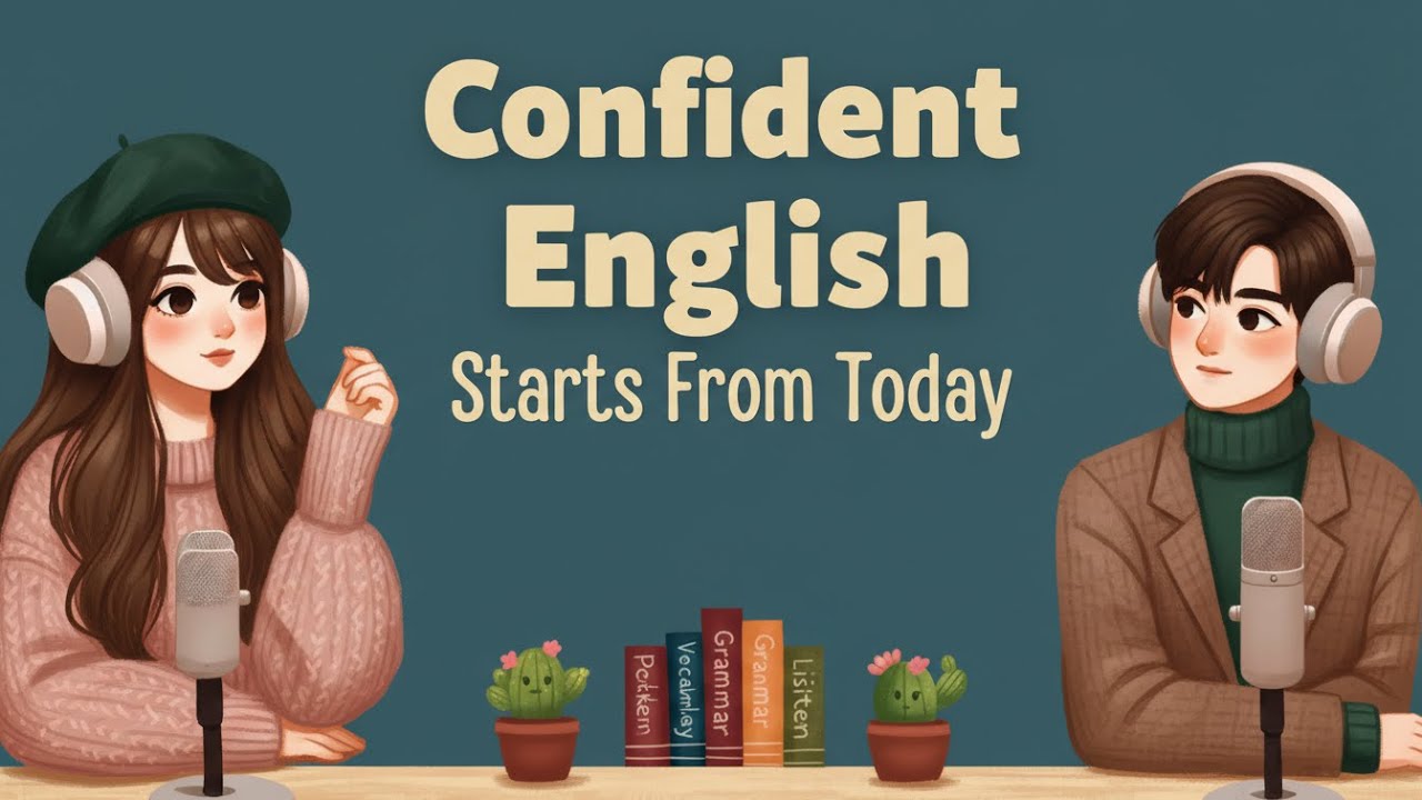 Think Faster Speak Confident English Daily Conversation Practice Podcast For Beginners Online