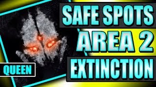 EXTINCTION Glitches - 1 GOD MODE and 2 SAFE SPOTS AREA 2
