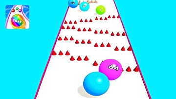 Faster Run 2048 - Ball game 3D ! All Levels Gameplay Part 38 android,ios