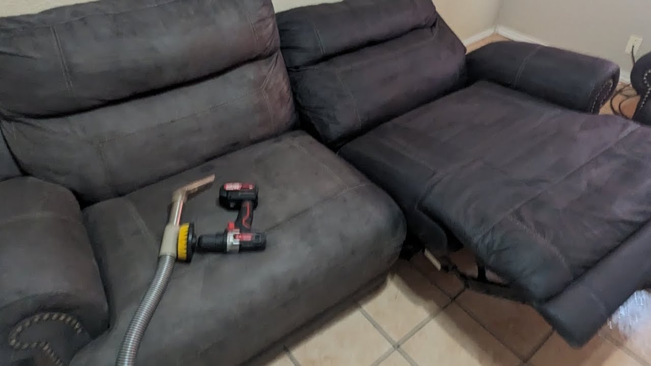 Steam Cleaning Sofa Recliner Extraction Vapor Clean Alfa YouTube