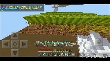 Mcpe Fallentech 1.2 | Skyblock | Finishing and adding a new layer on my melon farm