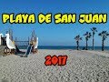 Playa de San Juan. 27/10/ 2017.