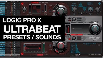 Logic Pro X - Ultrabeat Drum Machine presets & sounds Demo