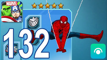 MARVEL Avengers Academy - Gameplay Walkthrough Part 132 - Level 22, Spider-Man Rank 5 (iOS, Android)