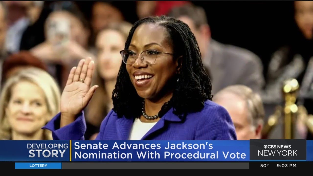 Senate advances Ketanji Brown Jackson's nomination with procedural vote