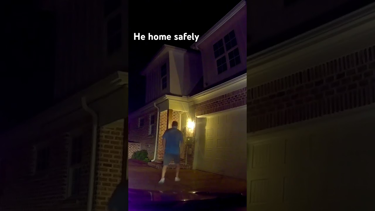 He drunk but he made it home safely 