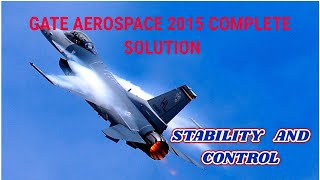 GATE AEROSPACE 2015 Aircraft Stability and Control Paper Analysis: Answer Key & Question Paper